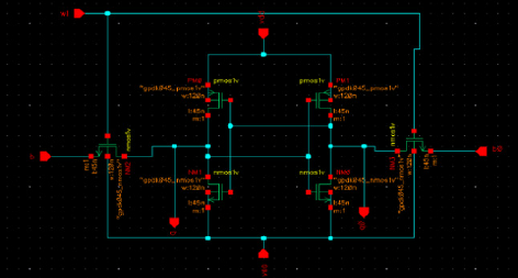 Cadence Virtuoso simulation waveform screen for Low Power SRAM Design Project